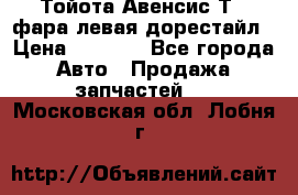 Тойота Авенсис Т22 фара левая дорестайл › Цена ­ 1 500 - Все города Авто » Продажа запчастей   . Московская обл.,Лобня г.